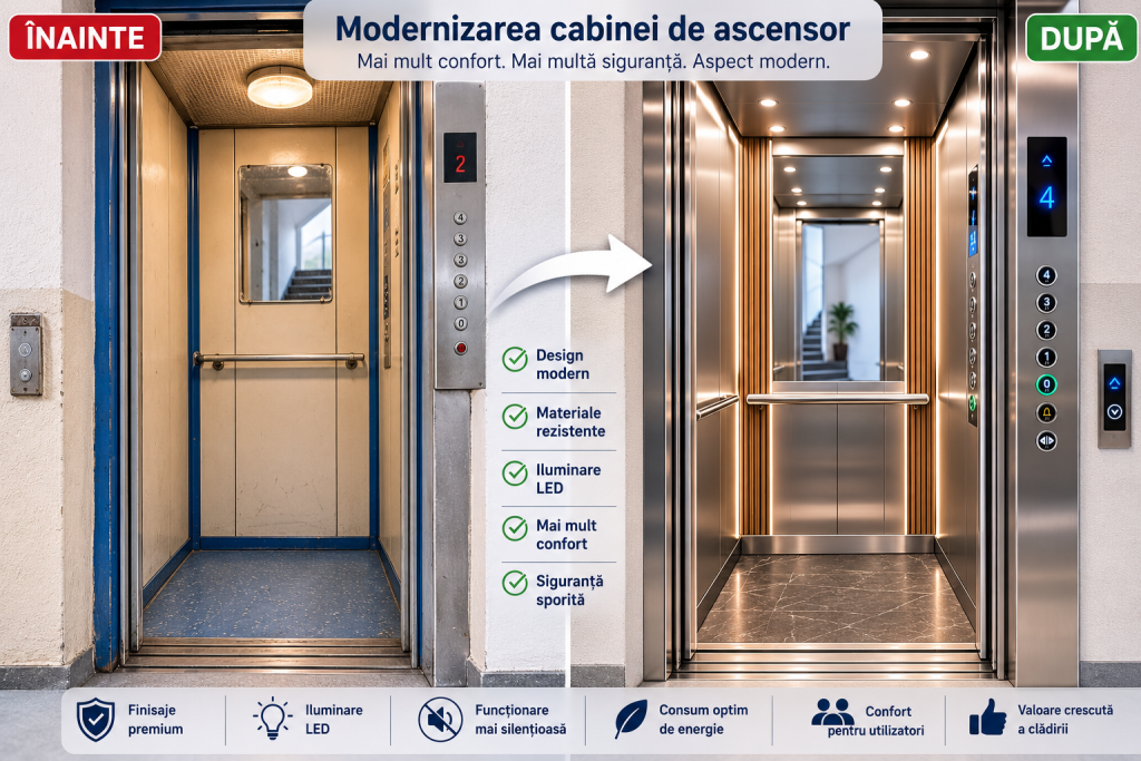 Când trebuie schimbată cabina de ascensor